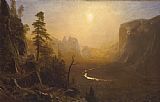 Albert Bierstadt Yosemite Valley, Glacier Point Trail painting